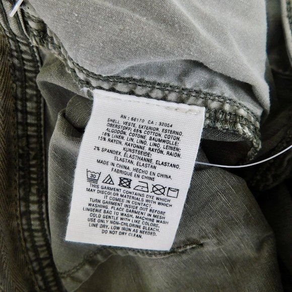 Anthropologie Olive Embroidered Pants - Picture 15 of 16